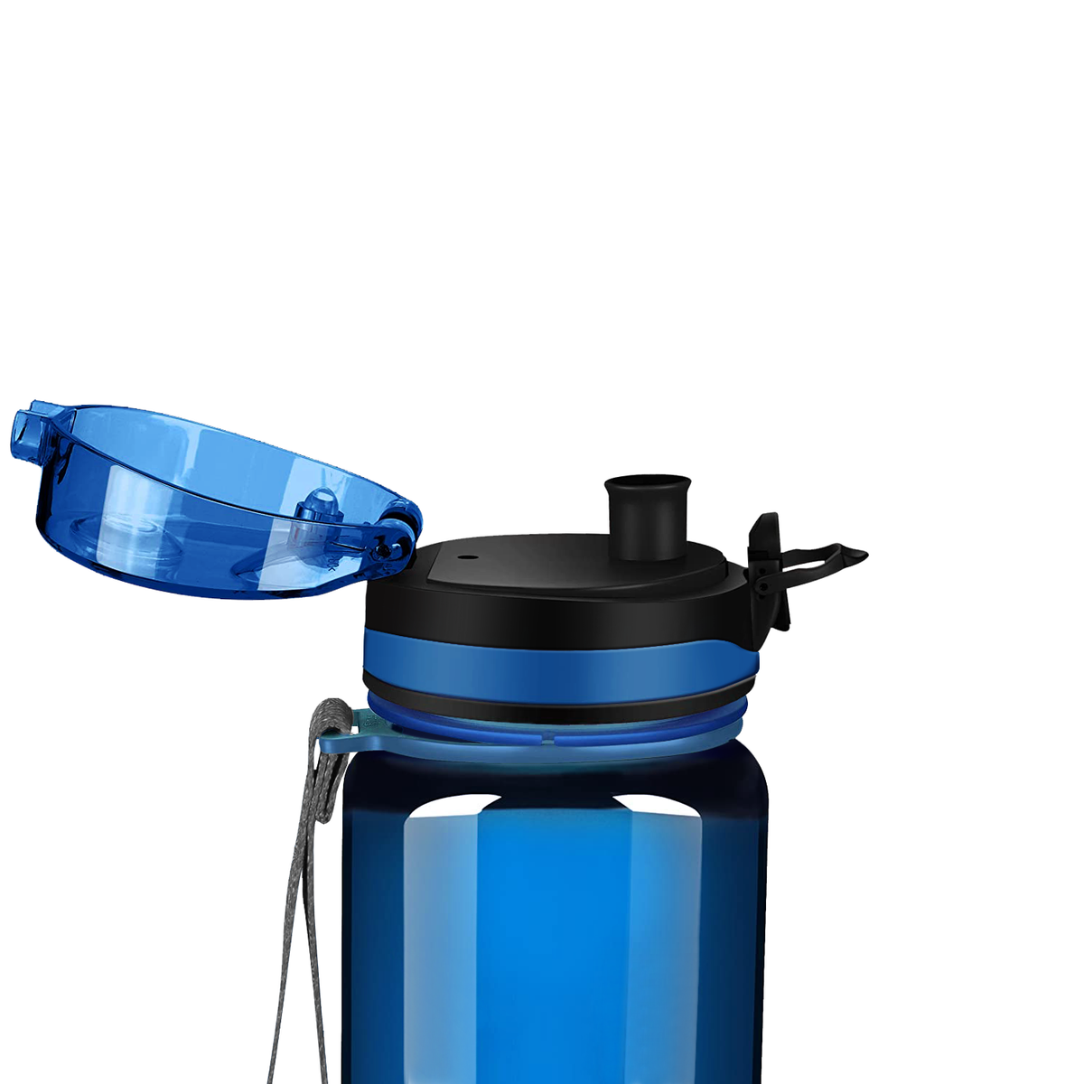 Cuptify Blue Gloss 32 oz Motivational Water Bottle