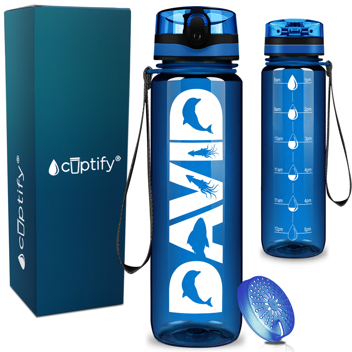 Personalized Sea Life Kids Water Bottle