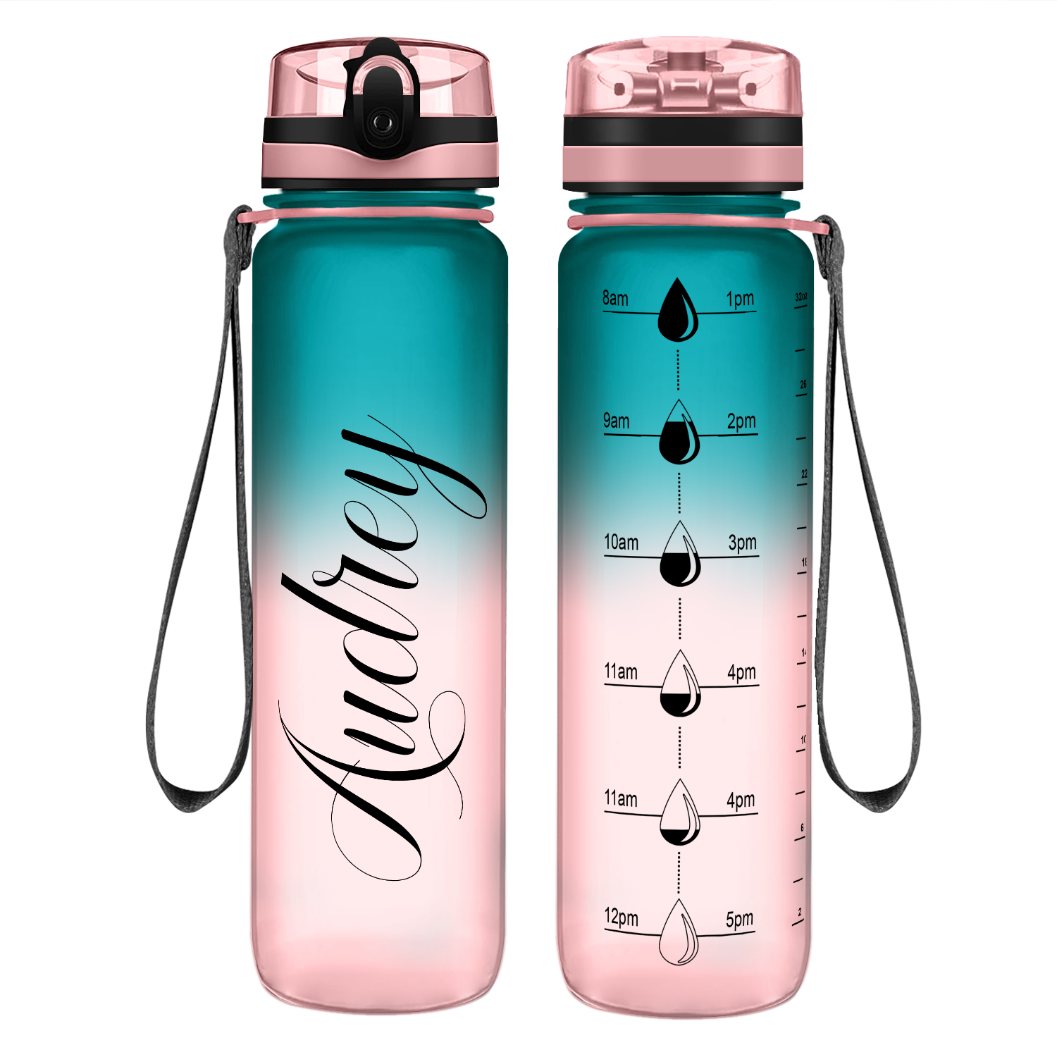 Customizable 18 oz Water Bottle