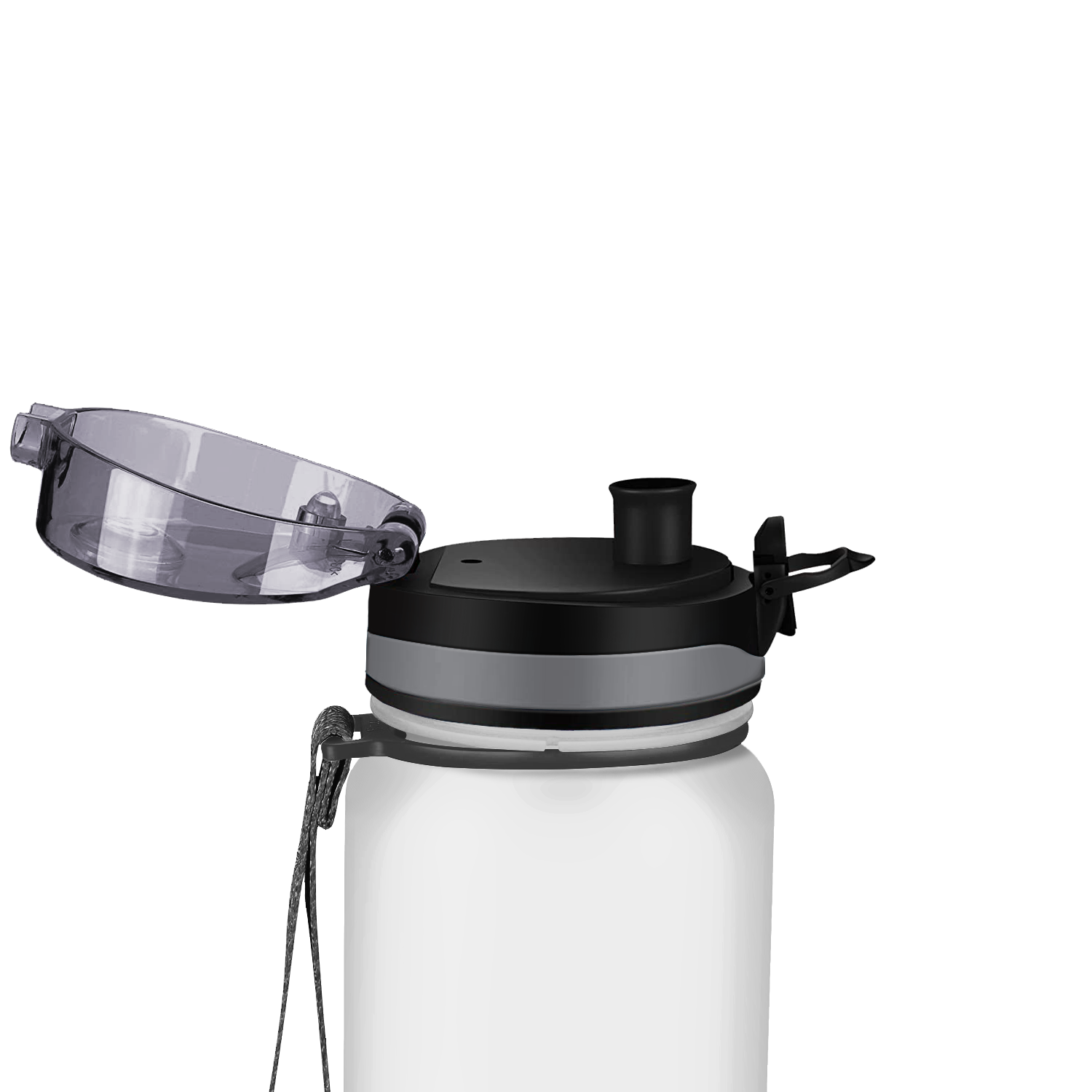 Frosted & Transparent Plastic Water Bottle – Suprify