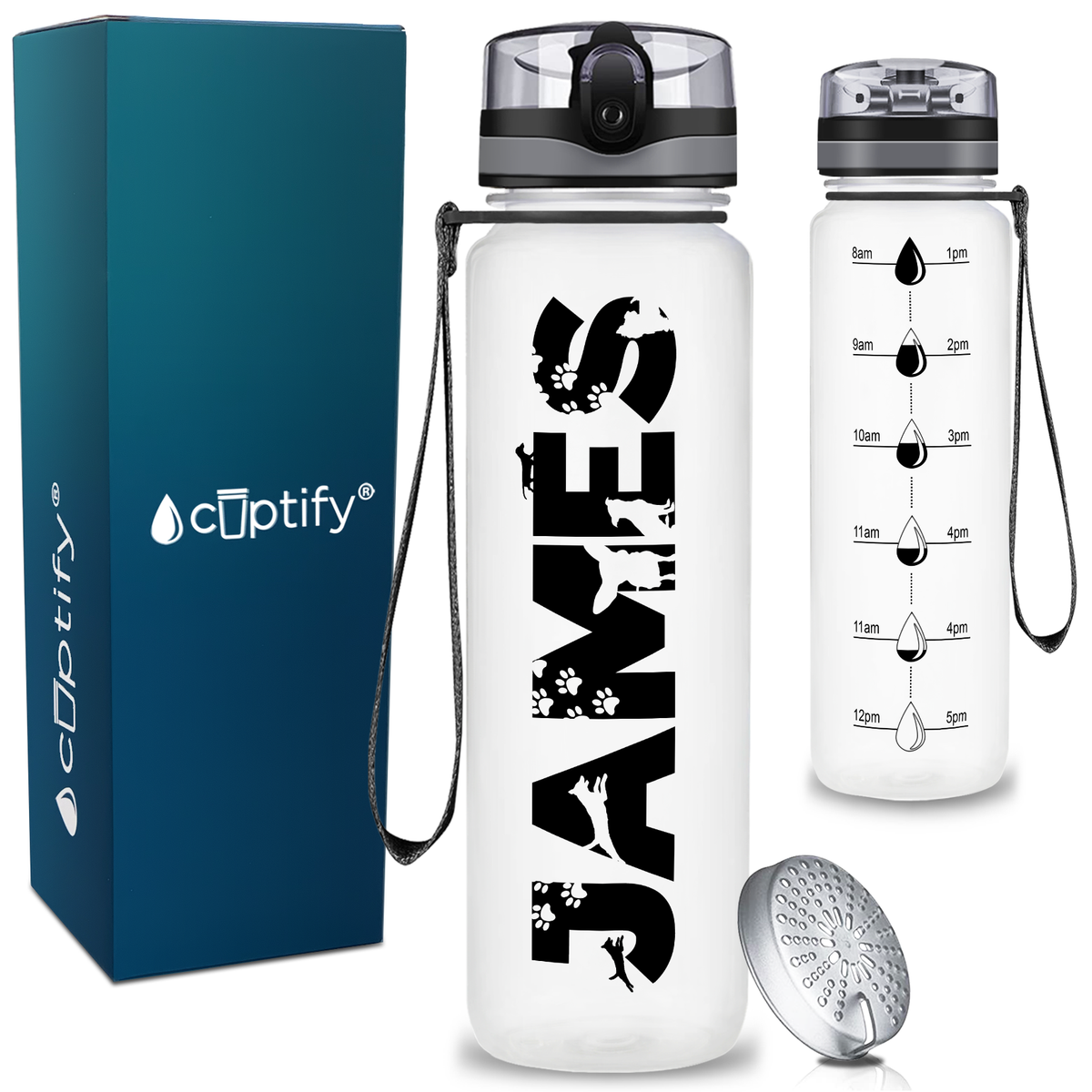 Personalized Dog Kids Water Bottle