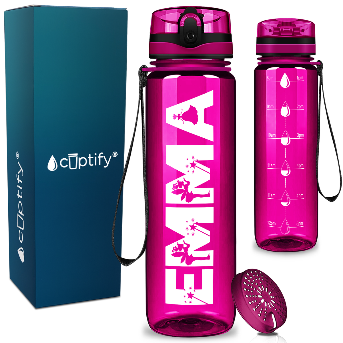 Personalized Fairy Kids Water Bottle
