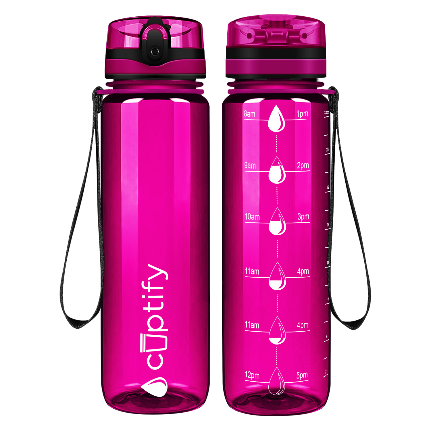 Cuptify Fuchsia Water Bottle