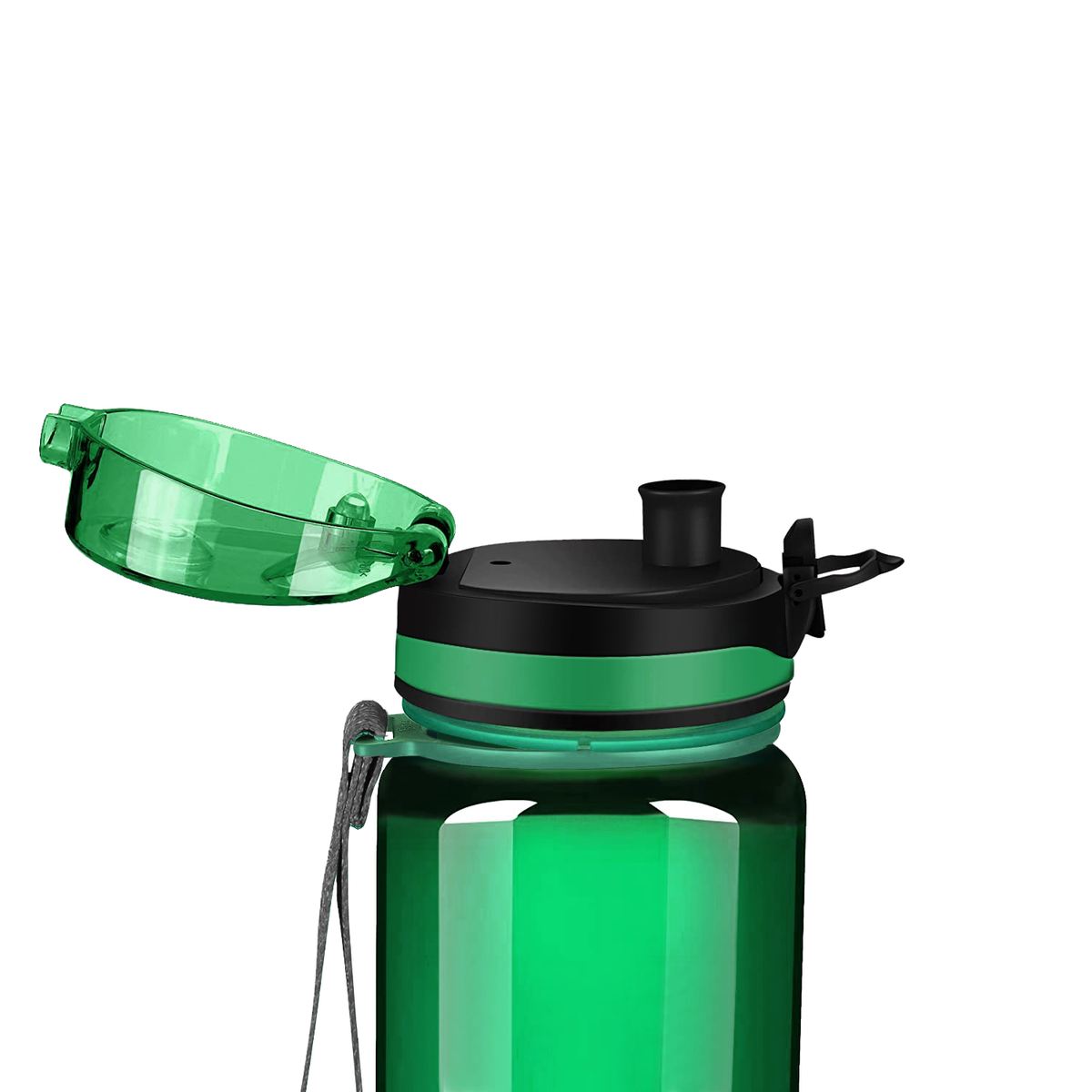 Cuptify Green Gloss 32 oz Motivational Water Bottle