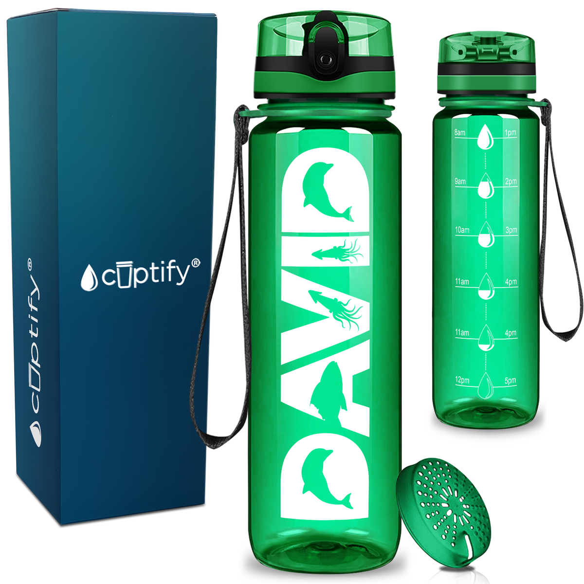 Personalized Sea Life Kids Water Bottle