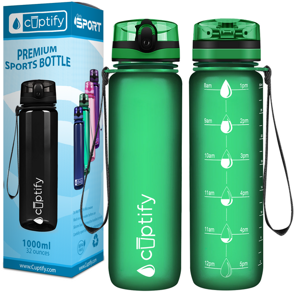 Hydration Tracker Water Bottle (30oz)