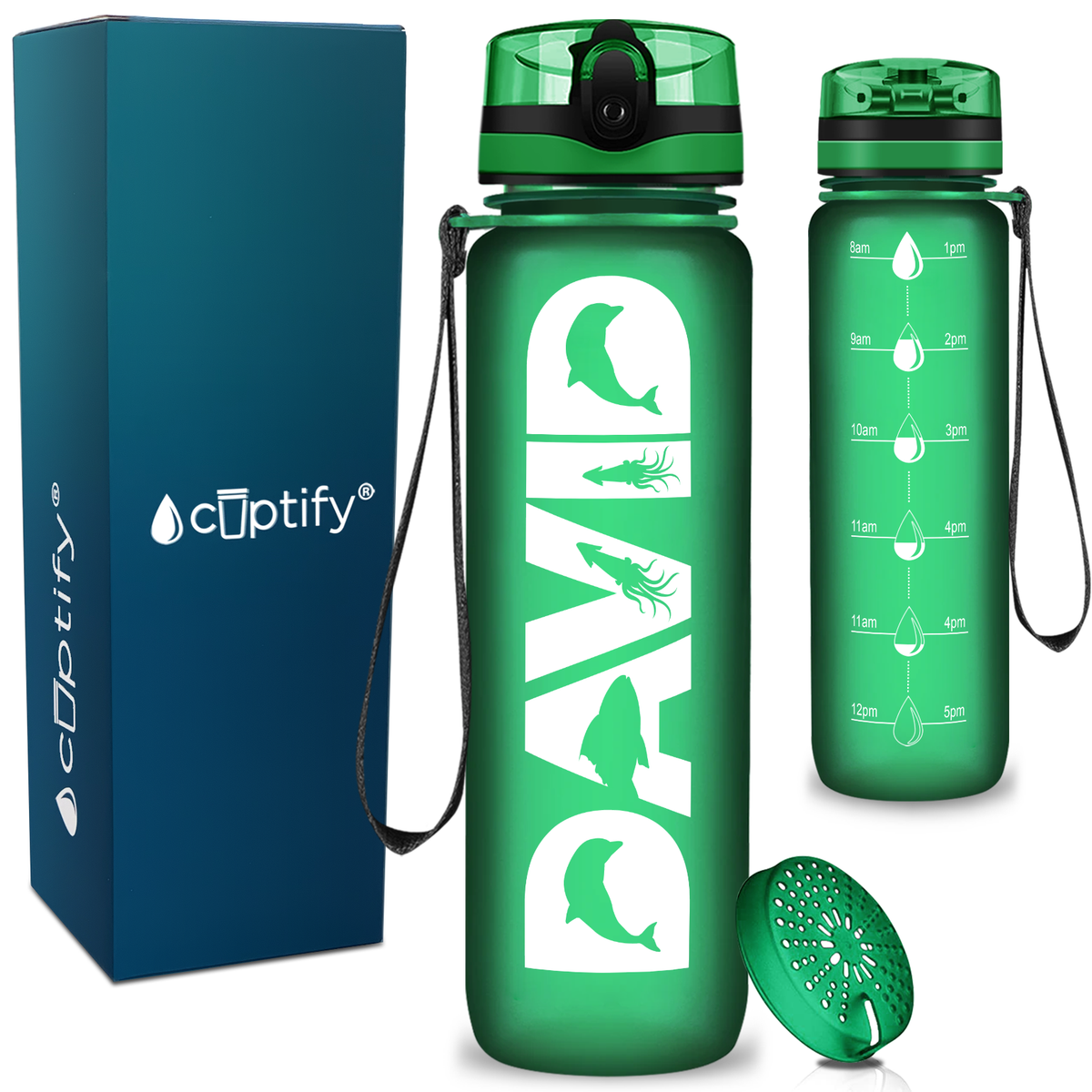 Personalized Sea Life Kids Water Bottle