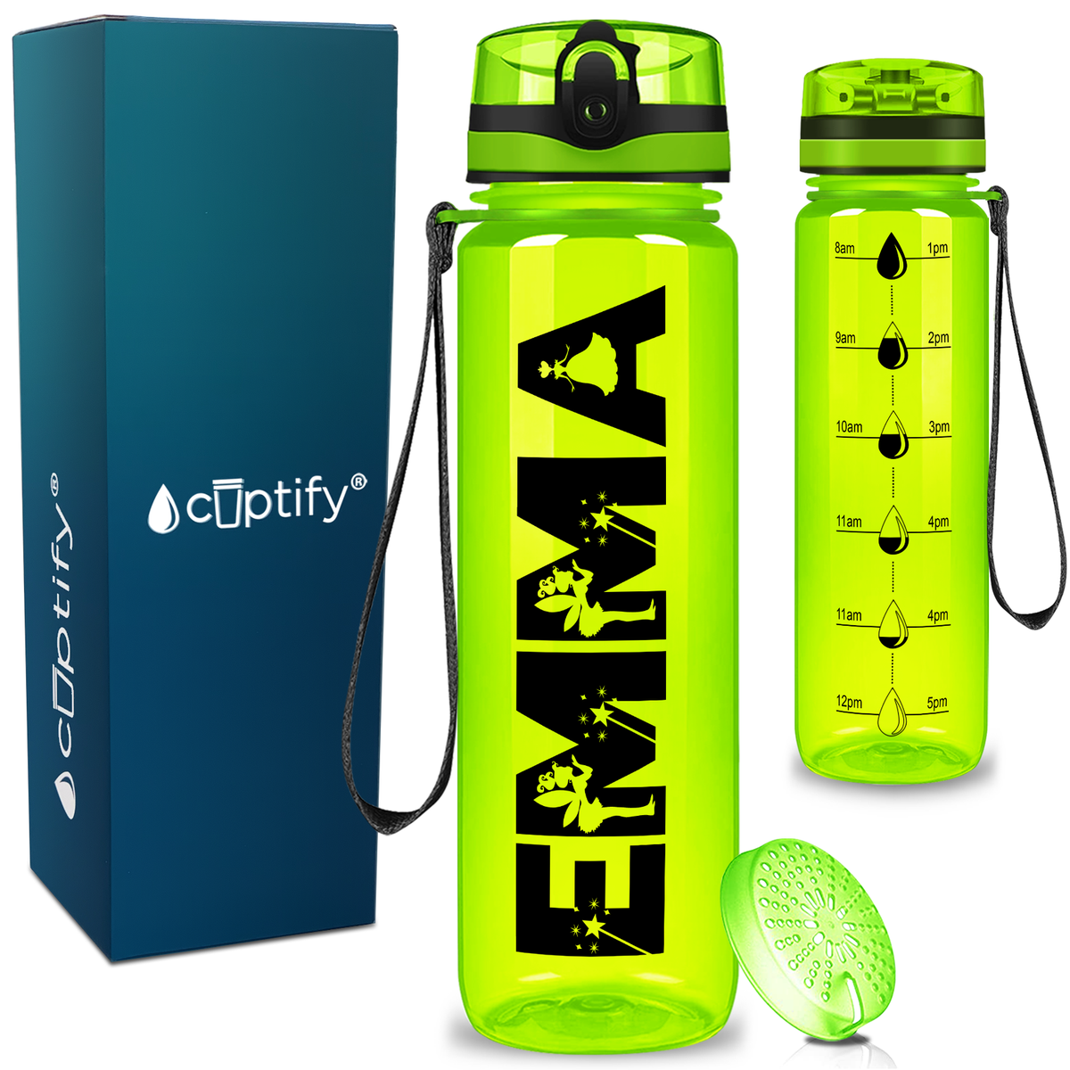Personalized Fairy Kids Water Bottle