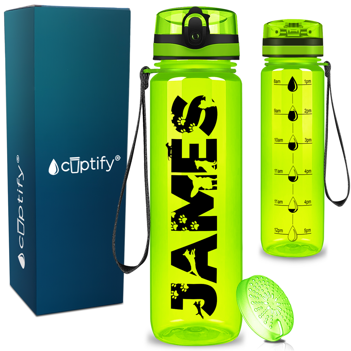 Personalized Dog Kids Water Bottle