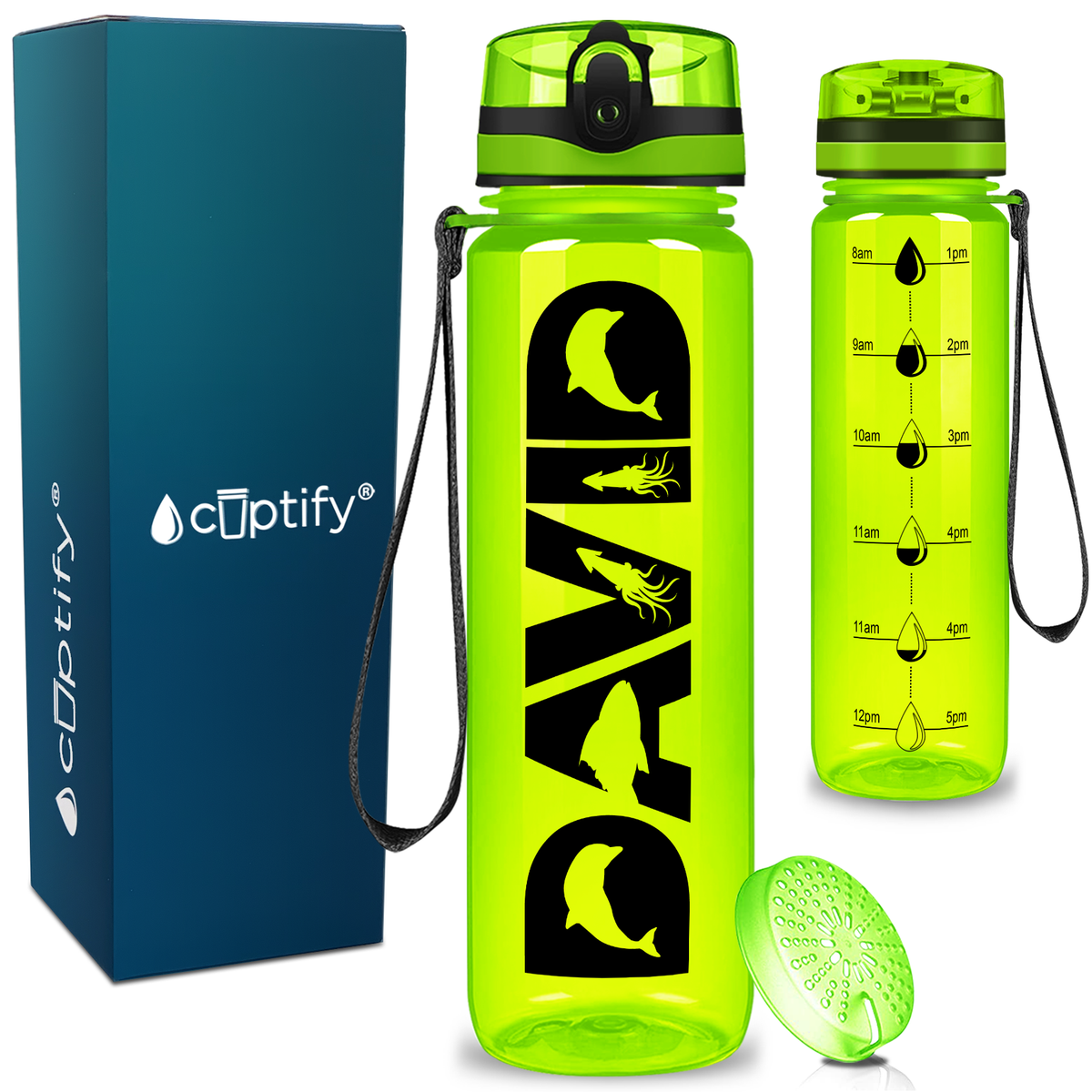 Personalized Sea Life Kids Water Bottle