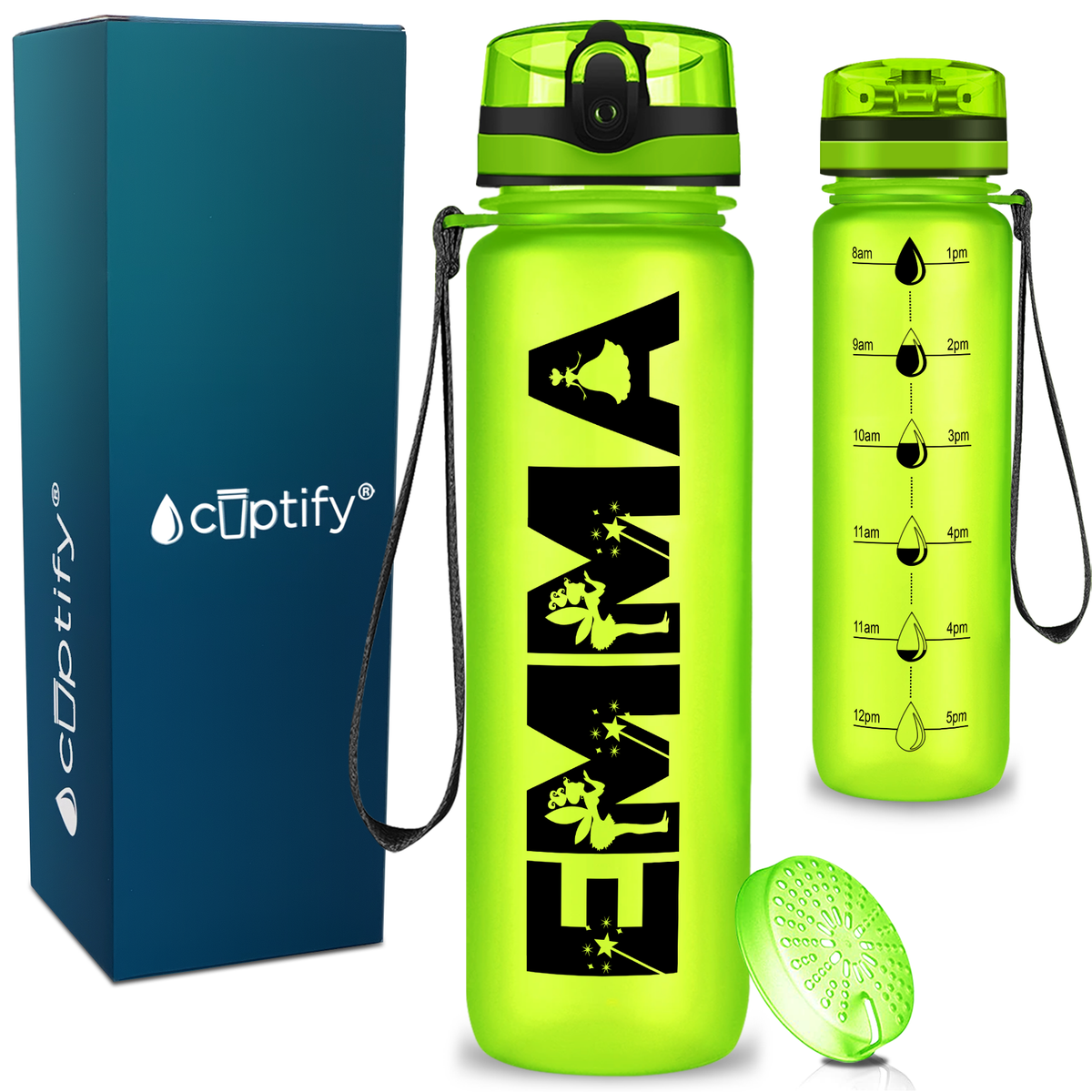 Personalized Fairy Kids Water Bottle