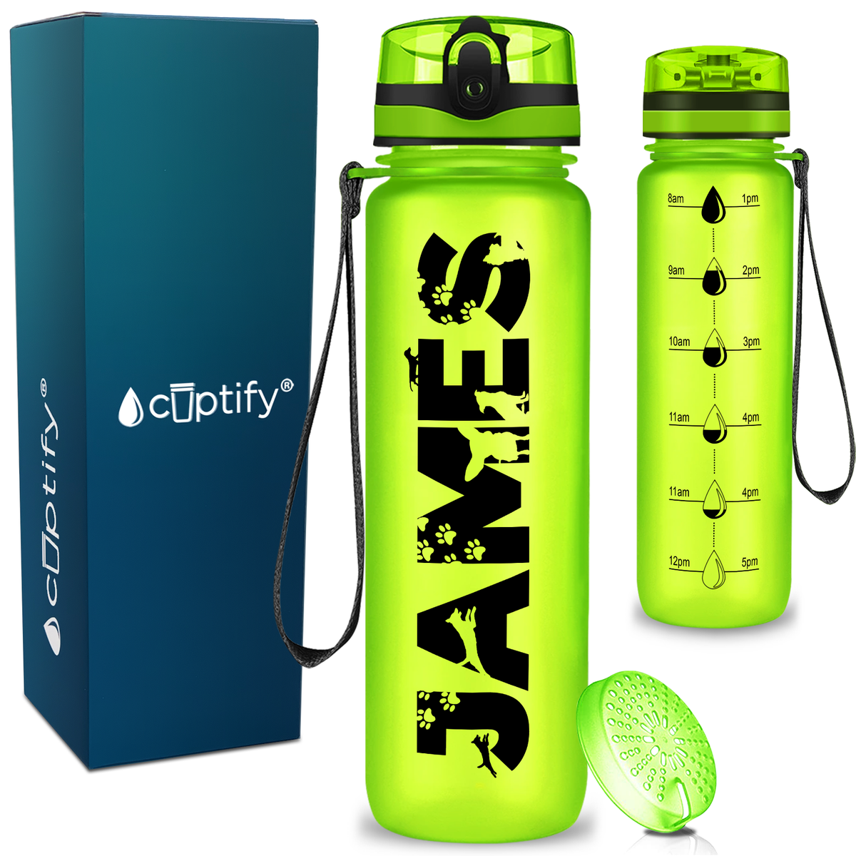 Personalized Dog Kids Water Bottle