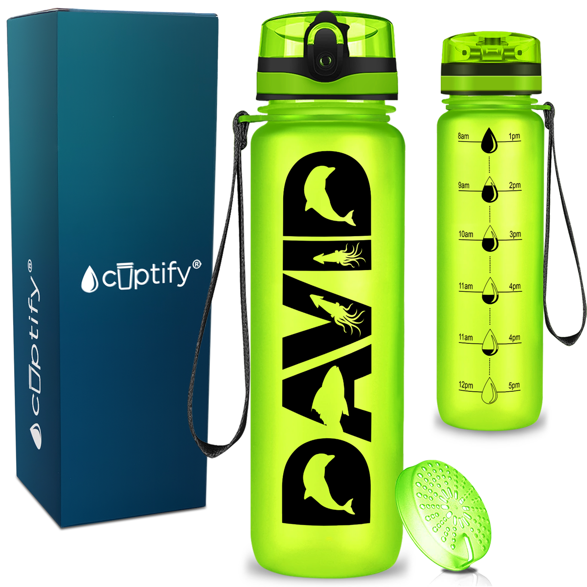 Personalized Sea Life Kids Water Bottle