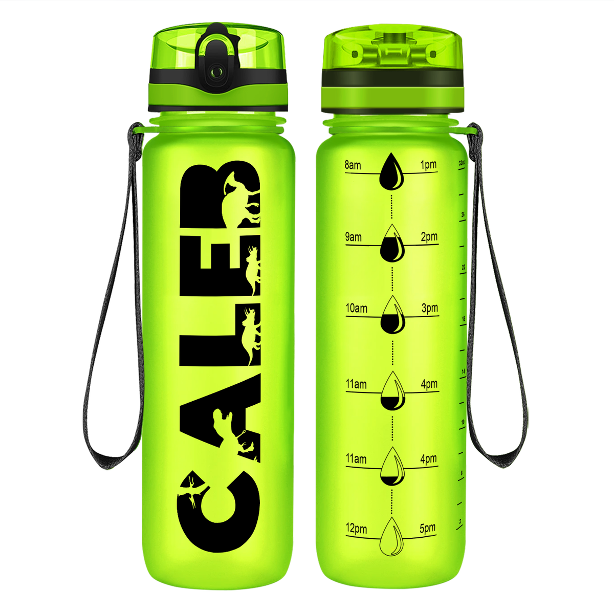 Personalized Boys 32 oz Motivational Tracking Water Bottle