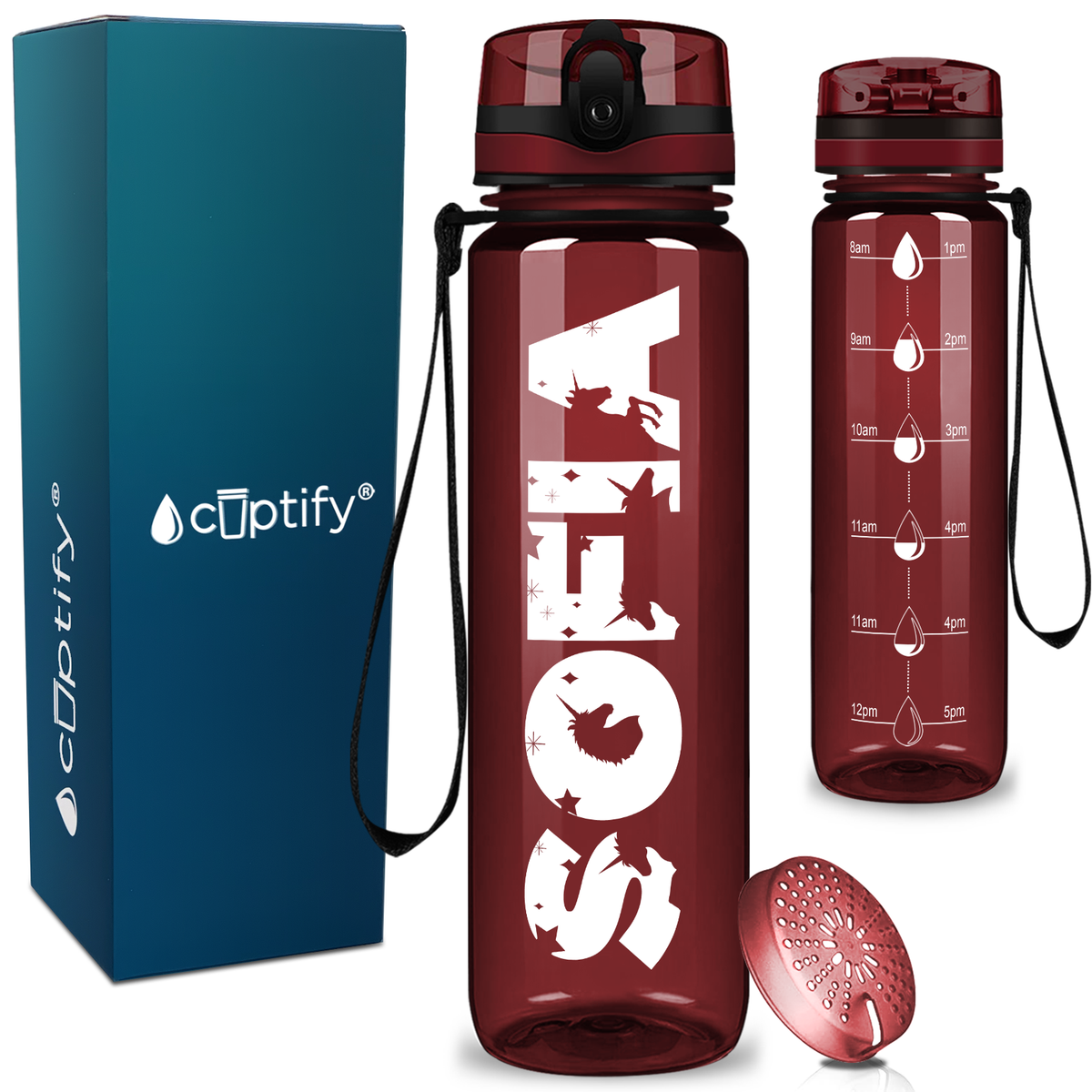 Personalized Unicorn Kids Water Bottle