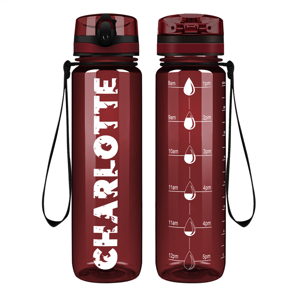 Cuptify Kids Personalized on Maro Motivational Tracking Water Bottle