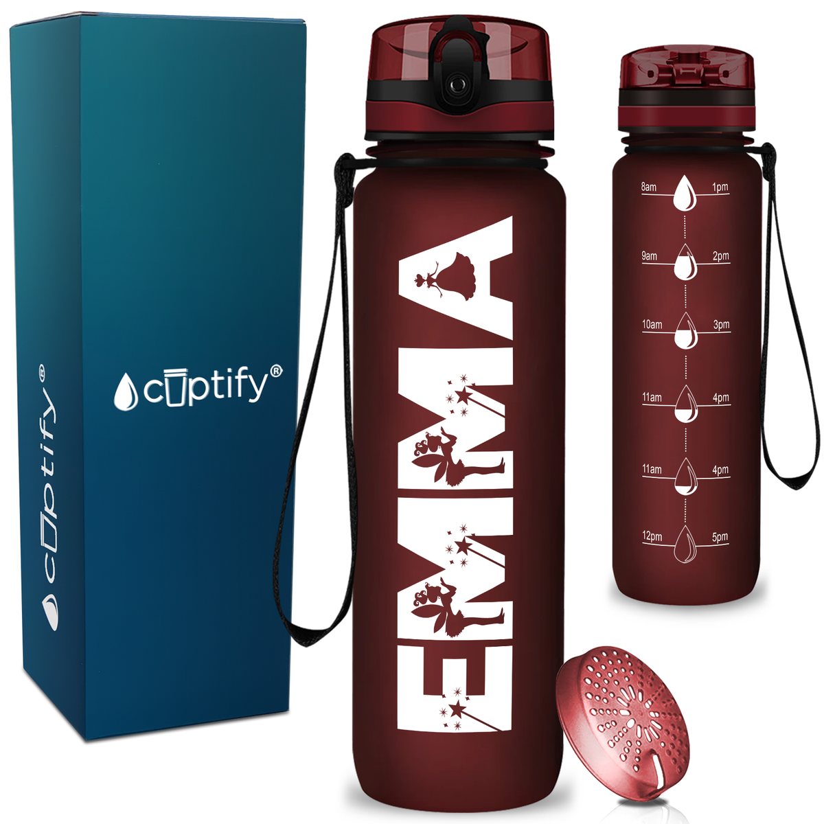 Personalized Fairy Kids Water Bottle