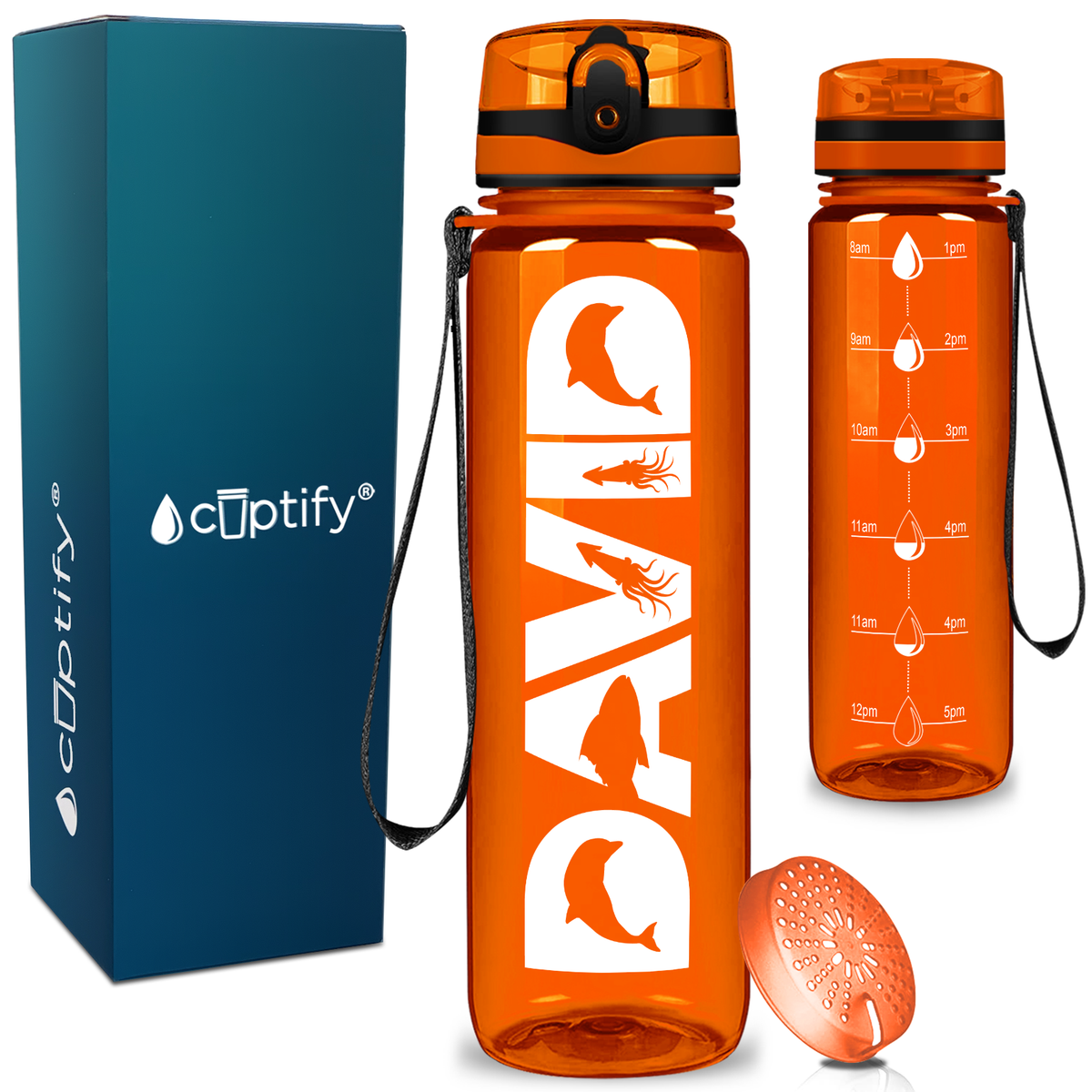 Personalized Sea Life Kids Water Bottle