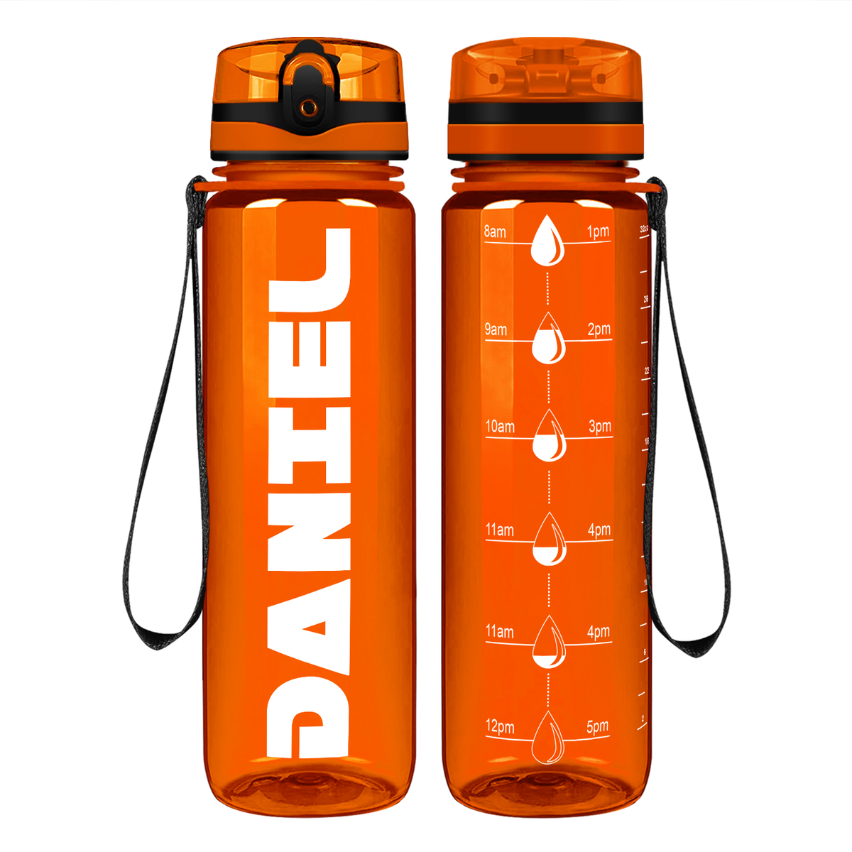 Personalized Boys 32 oz Motivational Tracking Water Bottle