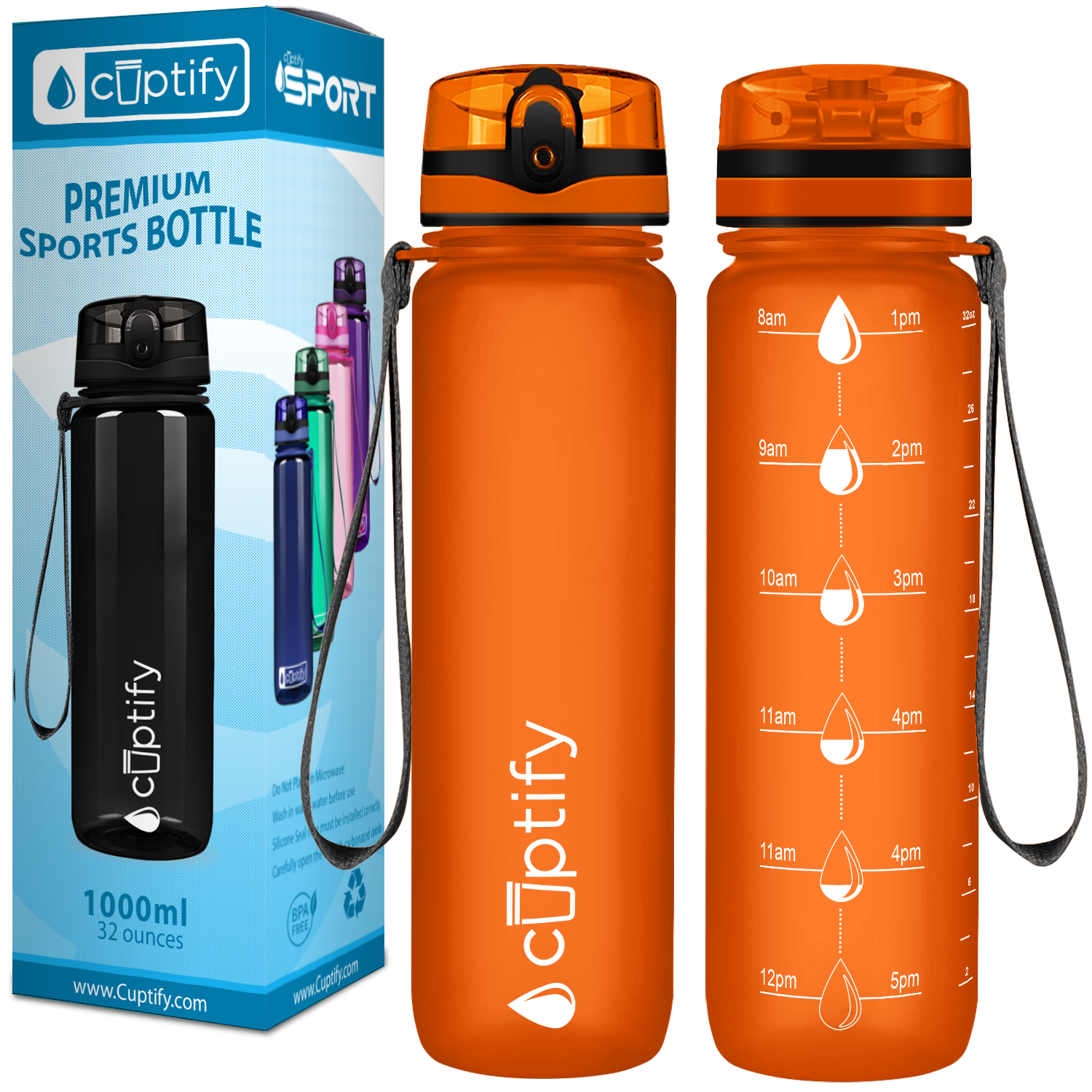 32oz Wide Mouth Water Bottles - Cuptify