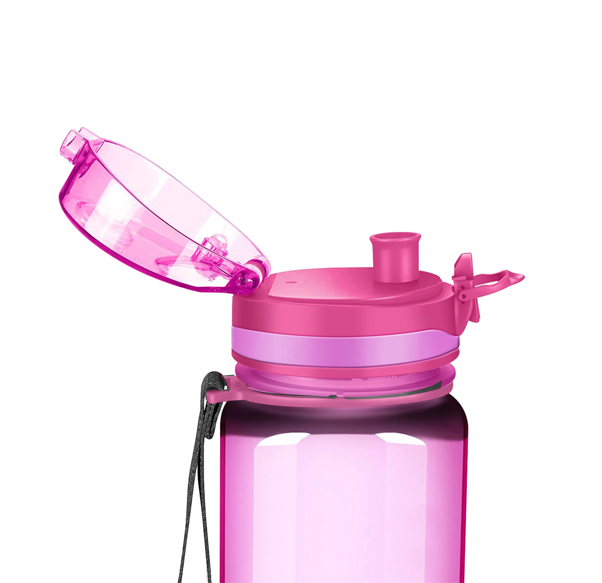 Cuptify Pink Gloss 32 oz Motivational Water Bottle