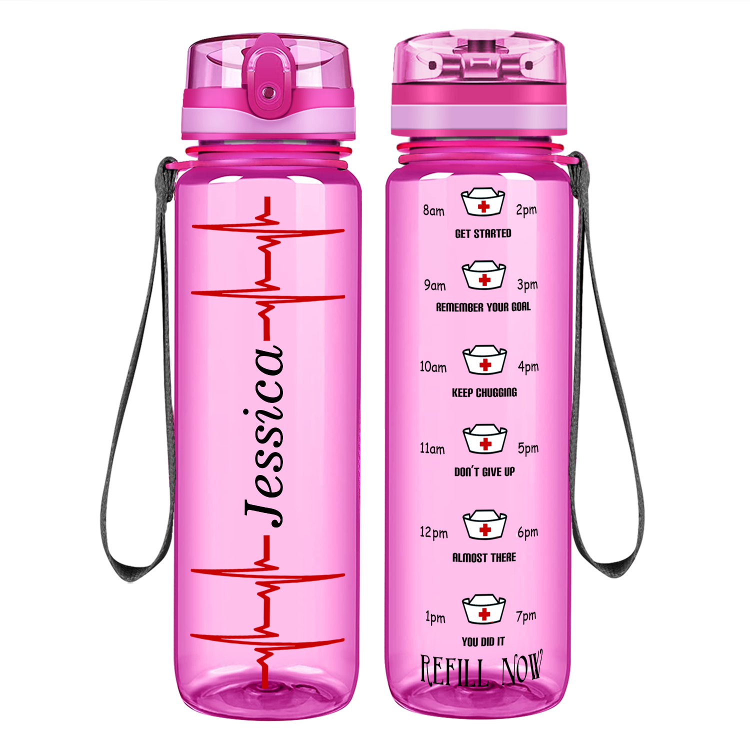 Girls Be Kind Heart Water Bottle