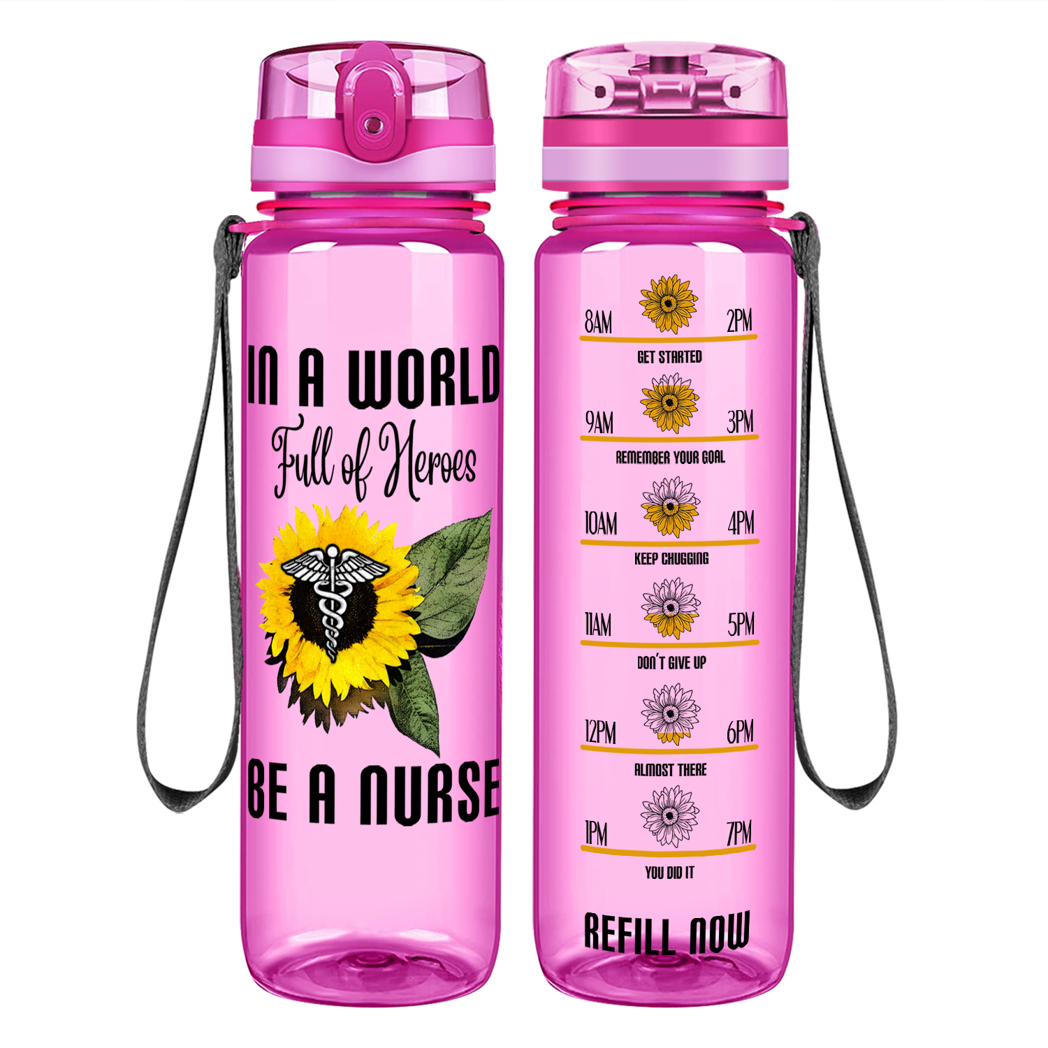 Strong Enough to Be a Nurse Royal Atlanta Stainless-Steel Water Bottle  32-Oz.