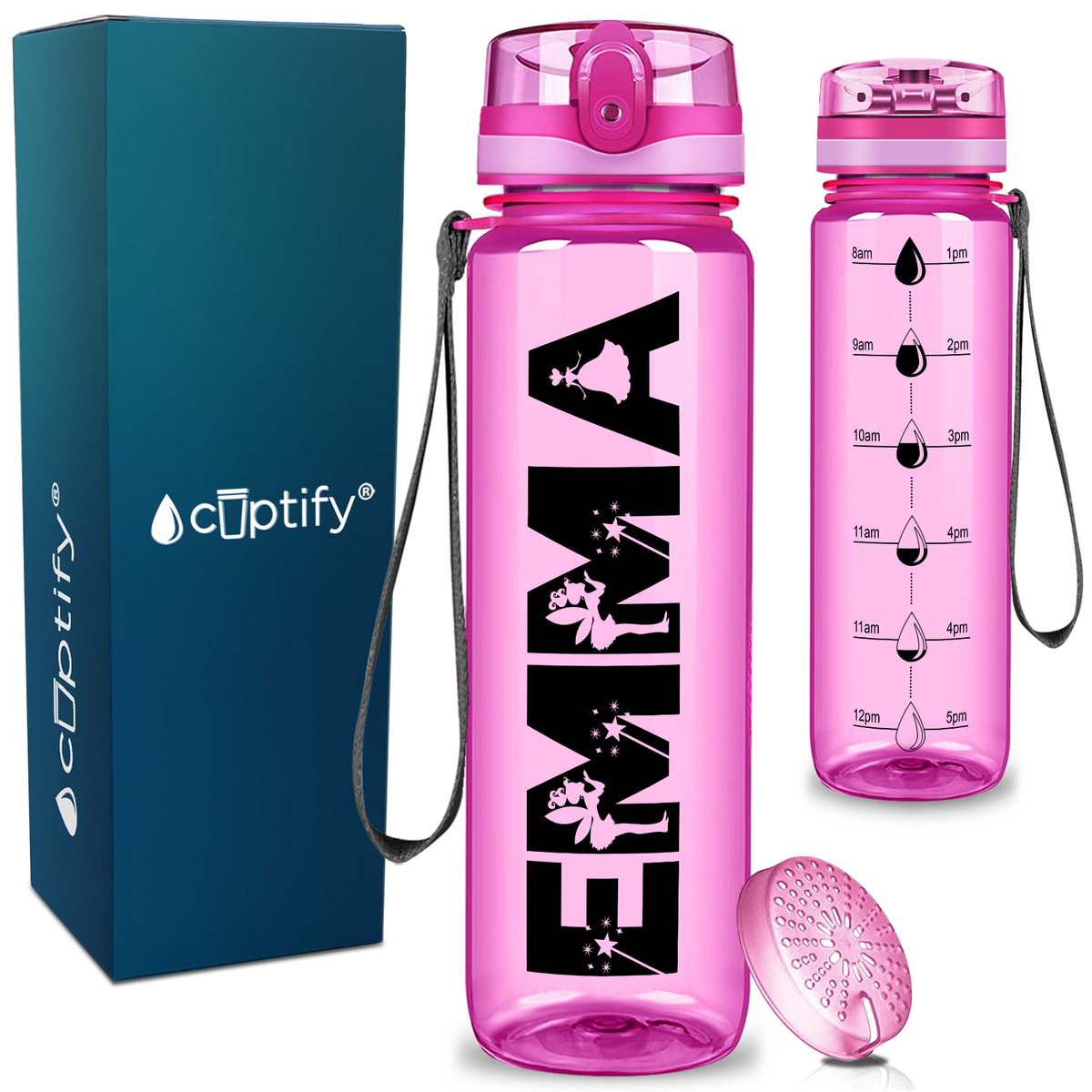 Personalized Fairy Kids Water Bottle