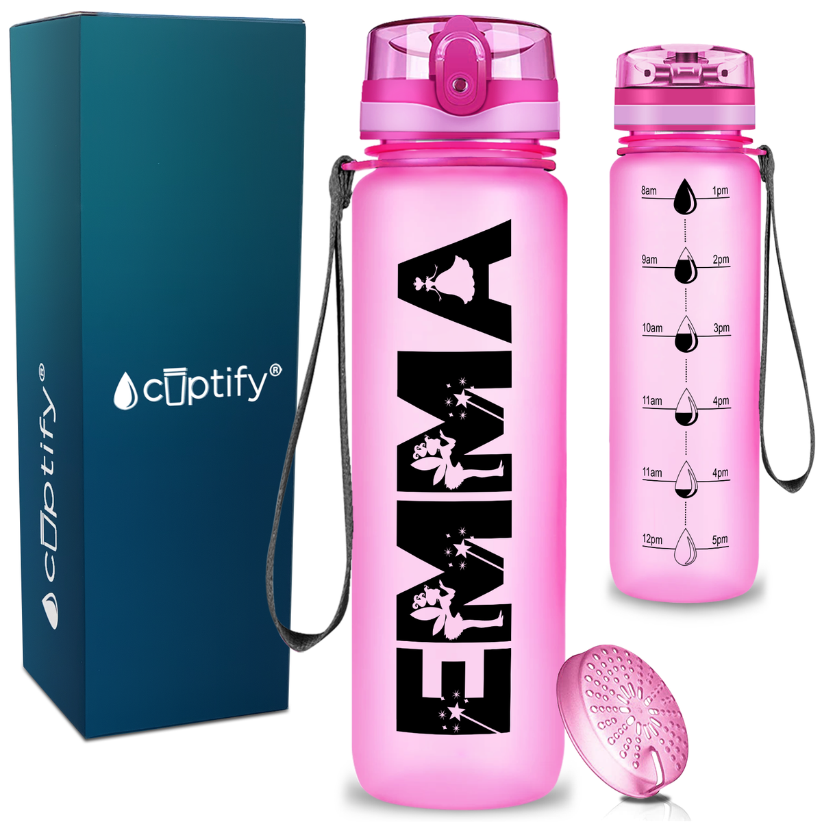 Personalized Fairy Kids Water Bottle