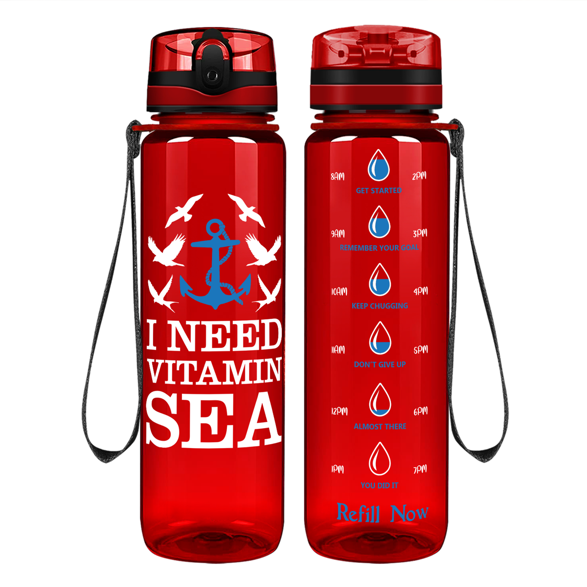 I need Vitamin Sea on 32 oz Motivational Tracking Beach Water Bottle