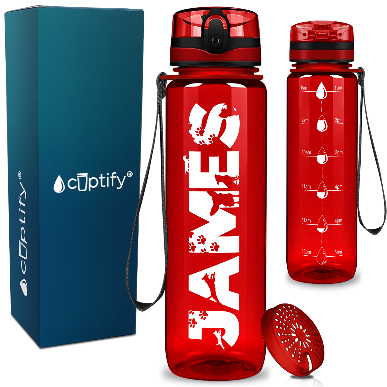 Personalized Dog Kids Water Bottle
