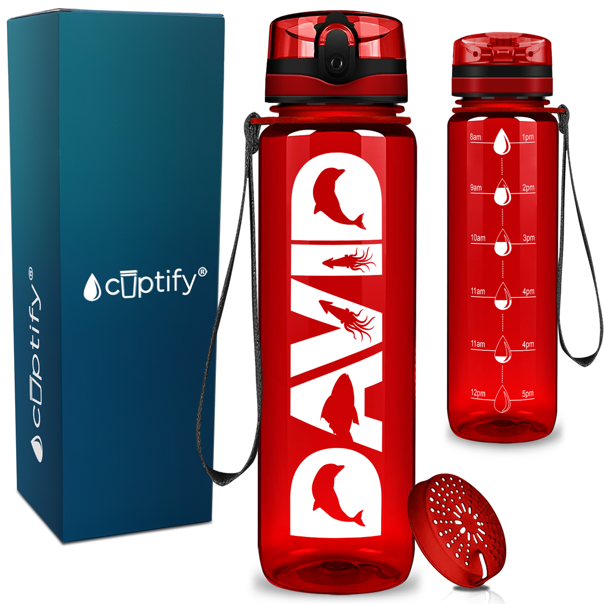 Personalized Sea Life Kids Water Bottle