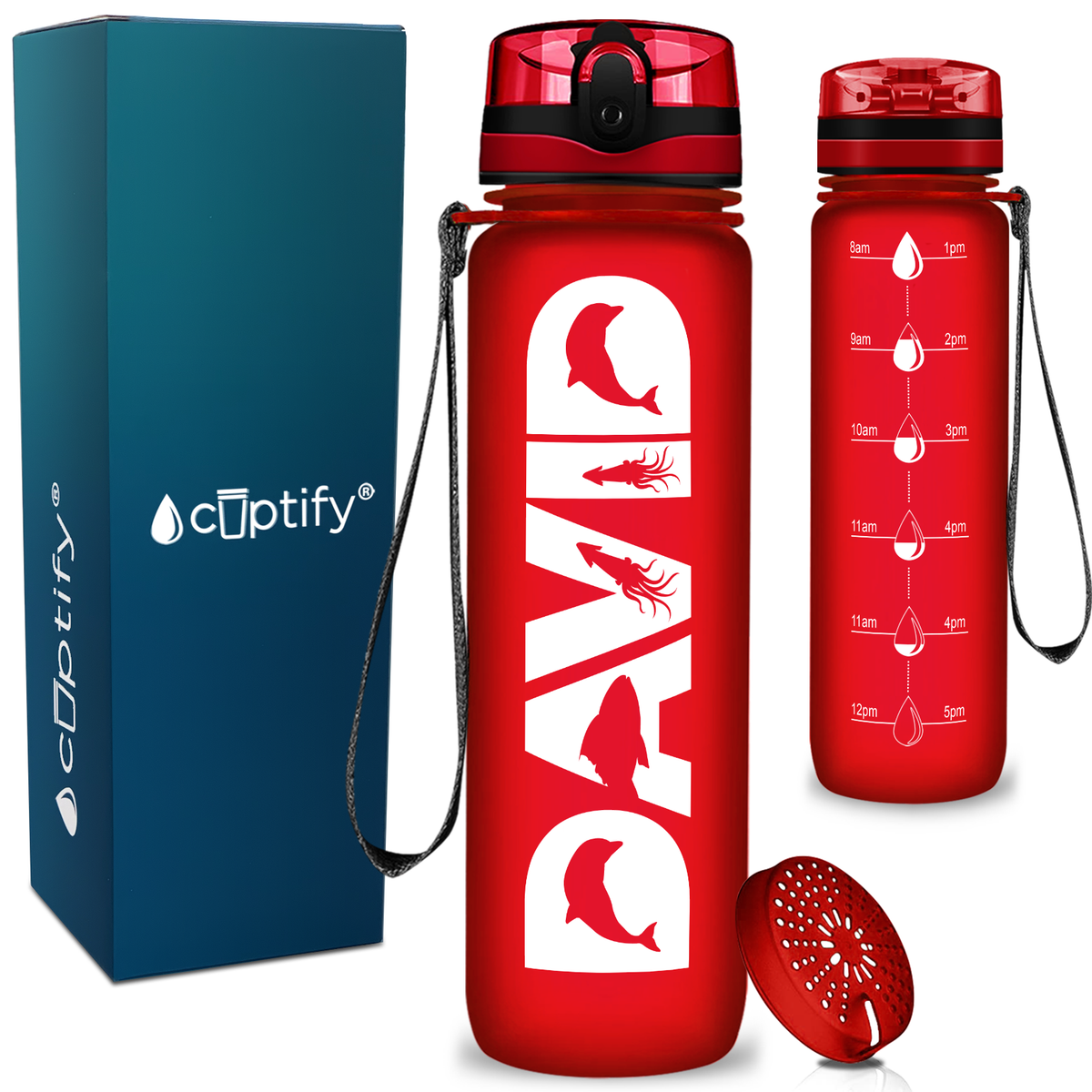 Personalized Sea Life Kids Water Bottle