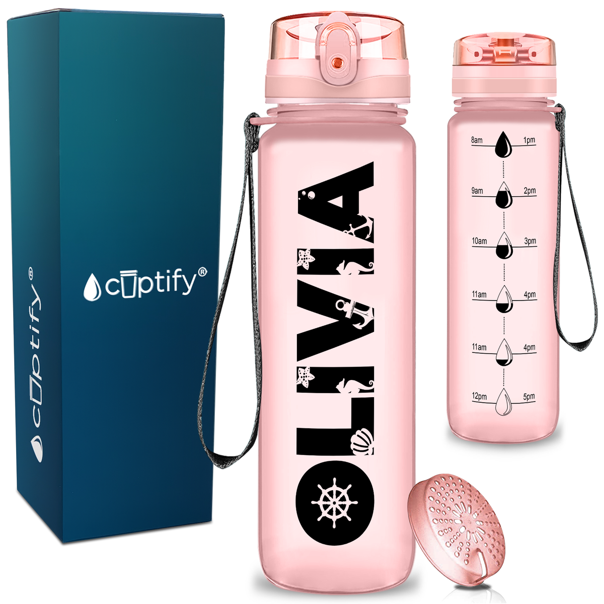 Personalized Mermaid 32 oz Kids Water Bottle