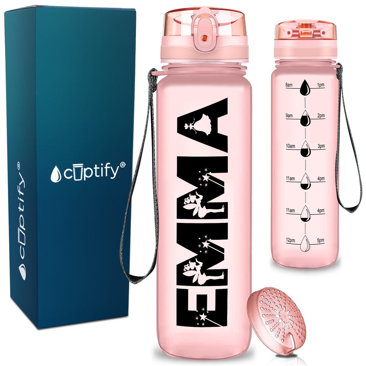 Personalized Fairy Kids Water Bottle