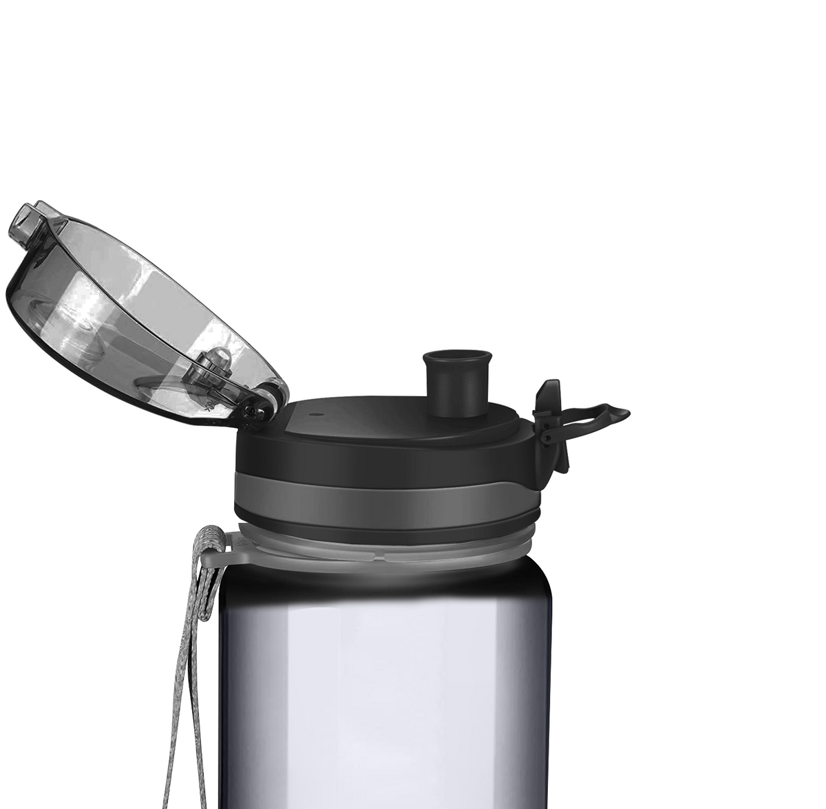 Kids Personalized on Smoke 32 oz Motivational Tracking Water Bottle