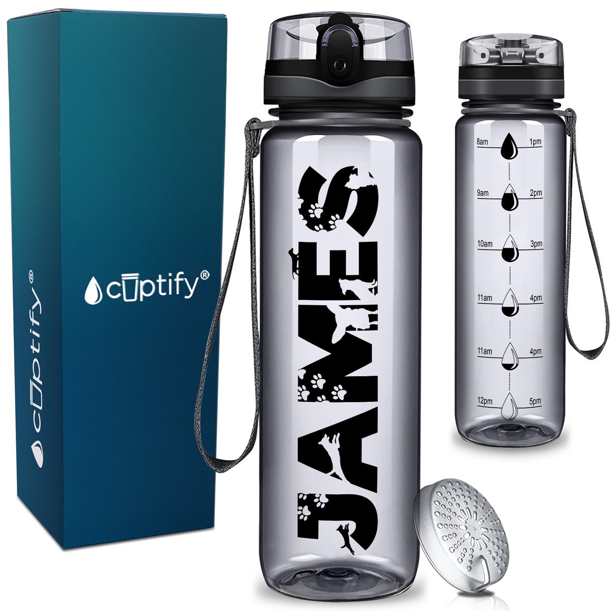 Personalized Dog Kids Water Bottle