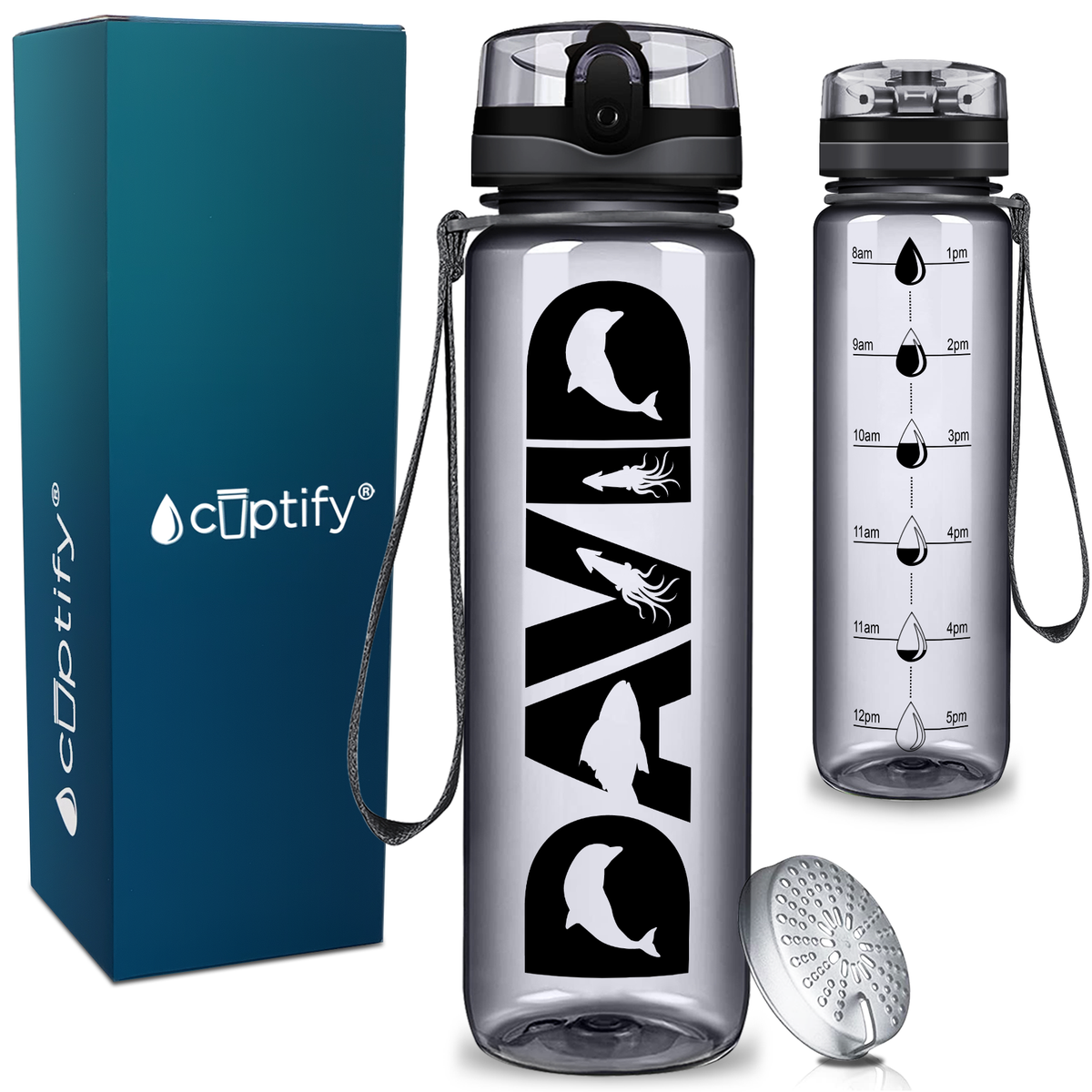 Personalized Sea Life Kids Water Bottle