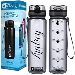Personalized Smoke Gloss 32 oz Water Bottle