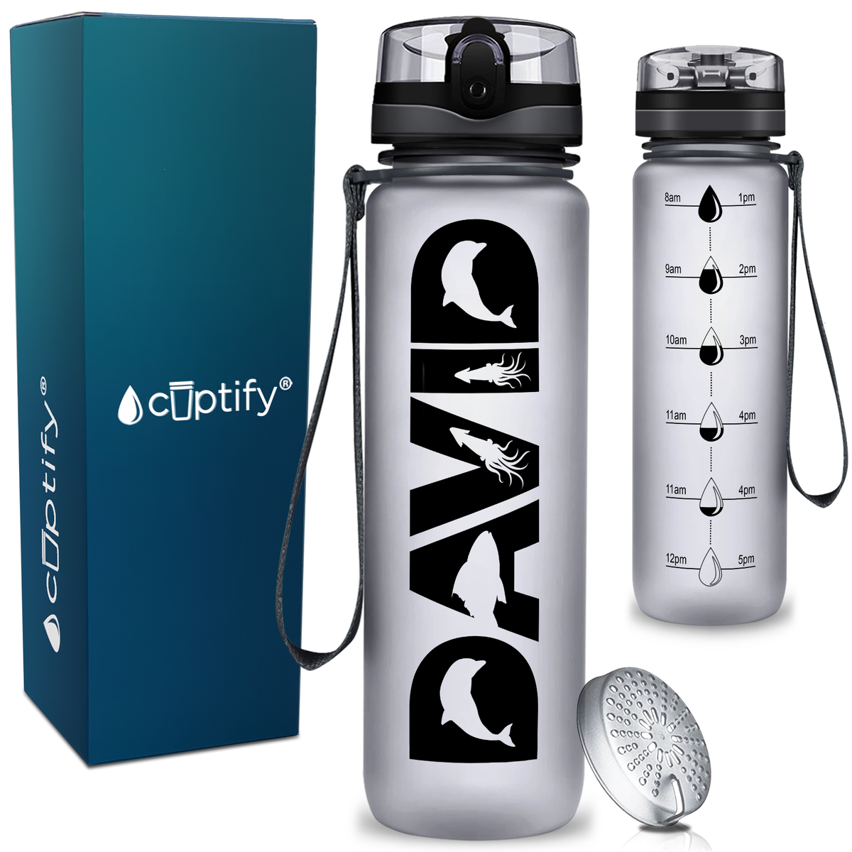 Personalized Sea Life Kids Water Bottle