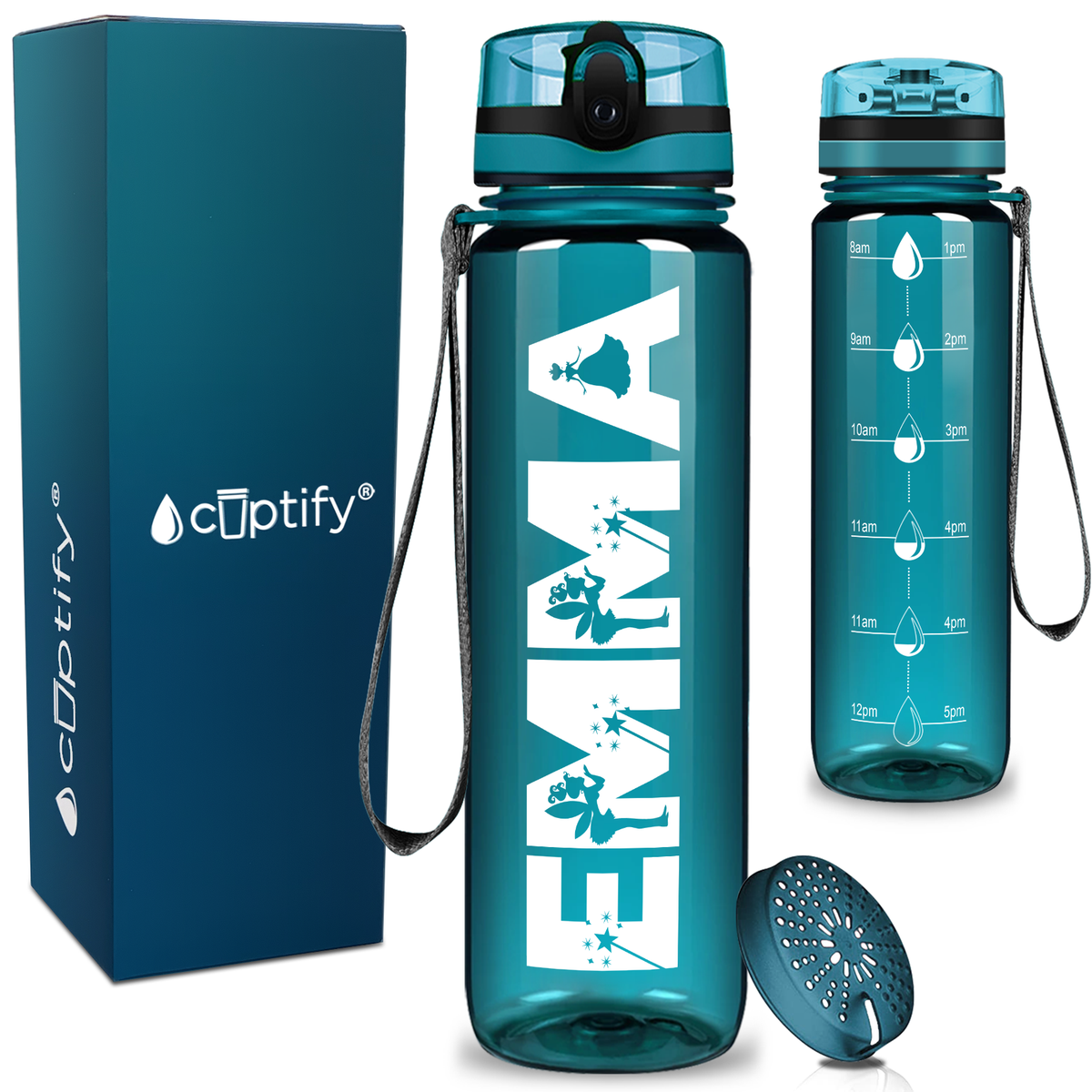 Personalized Fairy Kids Water Bottle