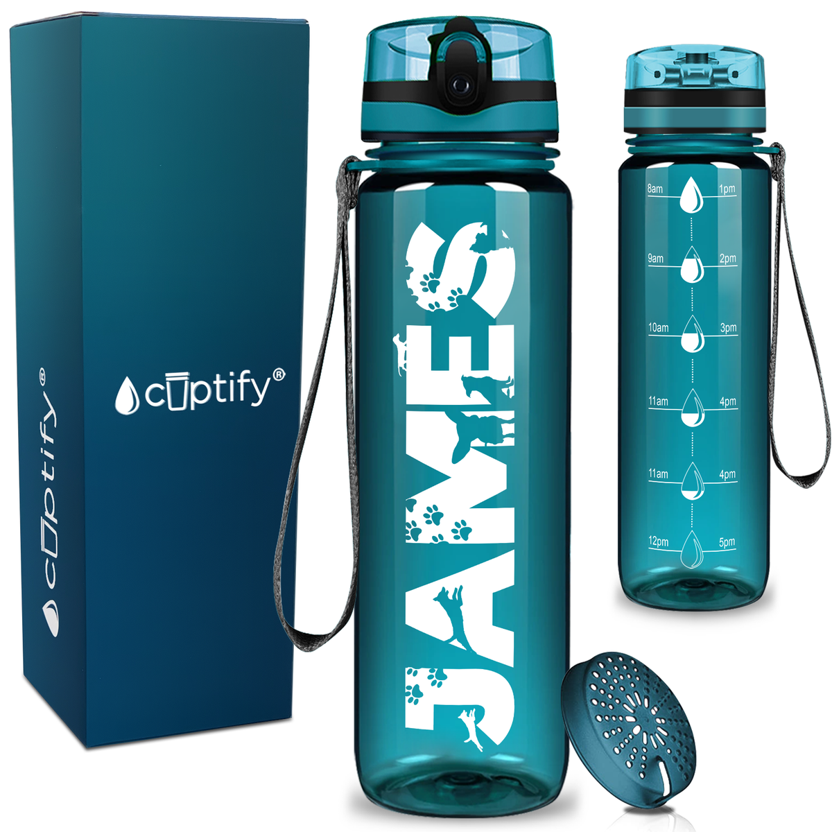 Personalized Dog Kids Water Bottle