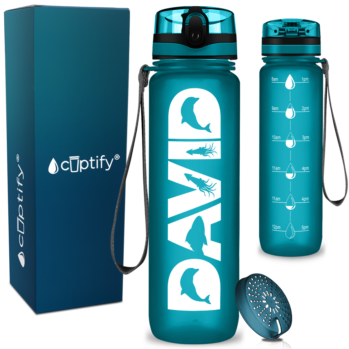 Personalized Sea Life Kids Water Bottle