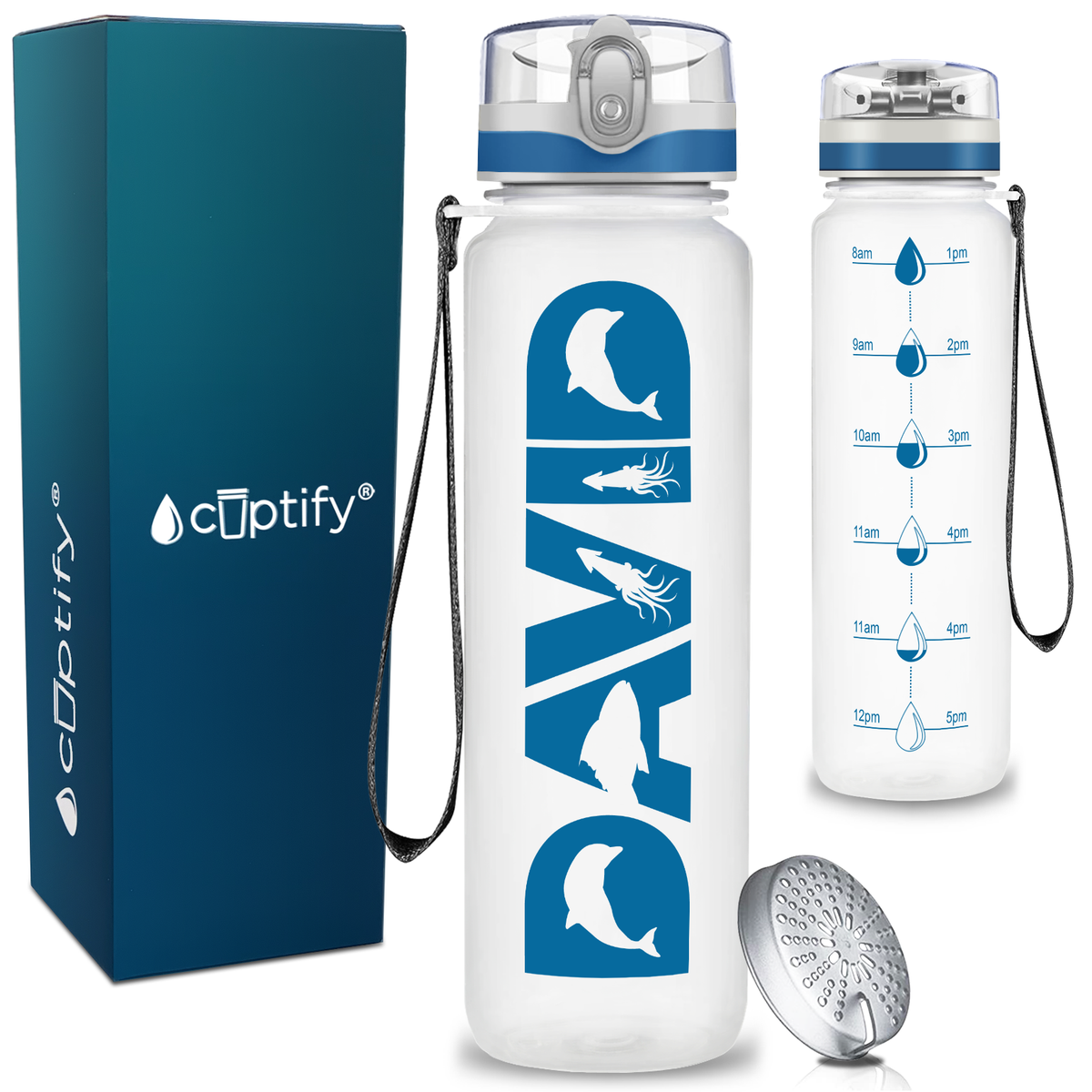 Personalized Sea Life Kids Water Bottle