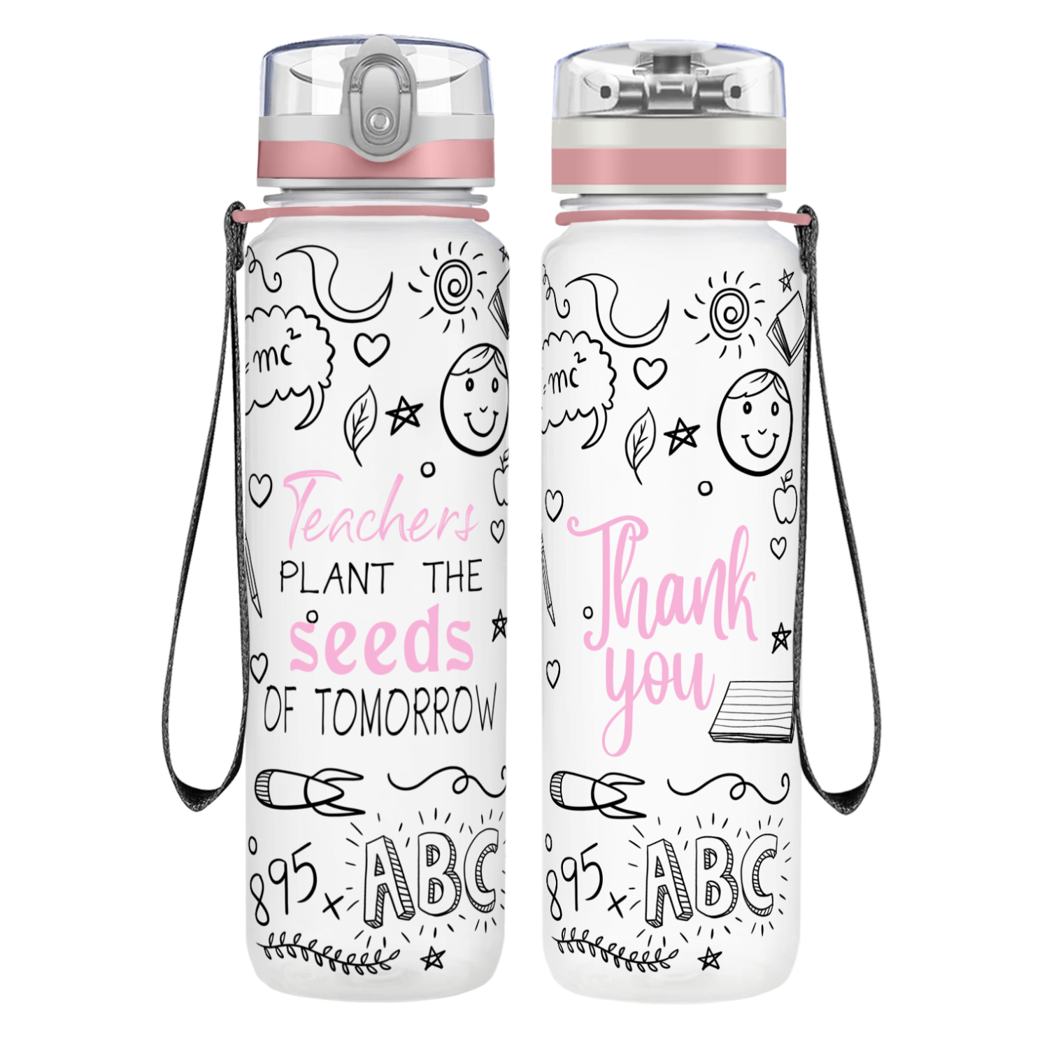 Teachers Plant The Seeds of Tomorrow on 32 oz Water Bottle