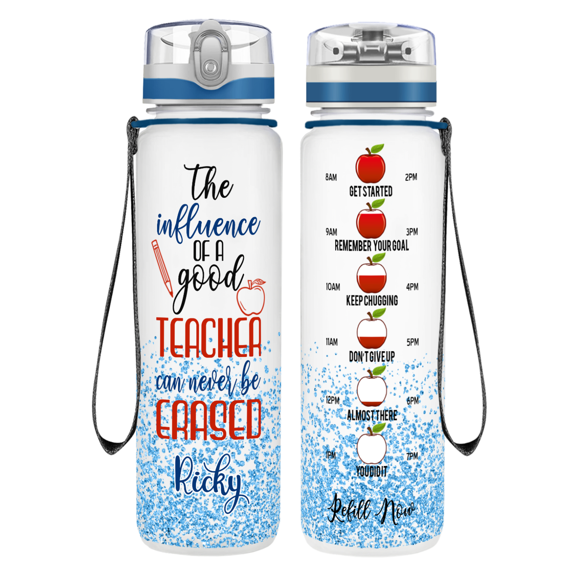 Personalized Good Teacher on 32 oz Water Bottle