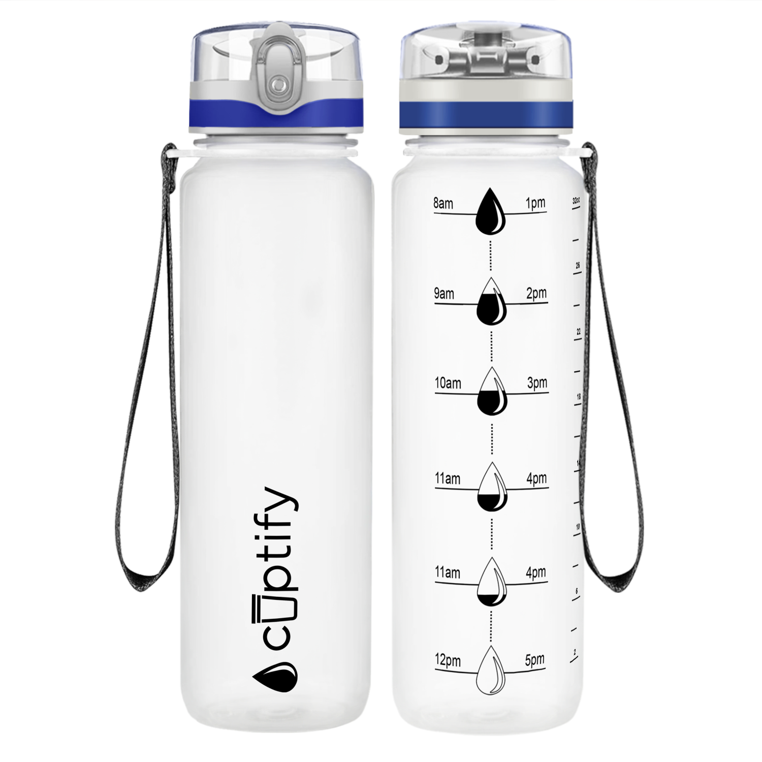 Hydration Tracker Water Bottles - Cuptify