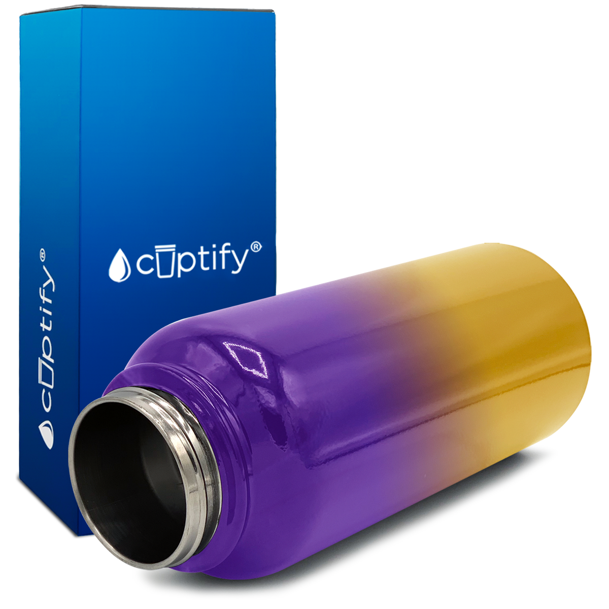 Minnesota Ombre 40oz Wide Mouth Water Bottle