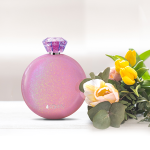 Pink Glitter 5oz Jewel Liquor Flask