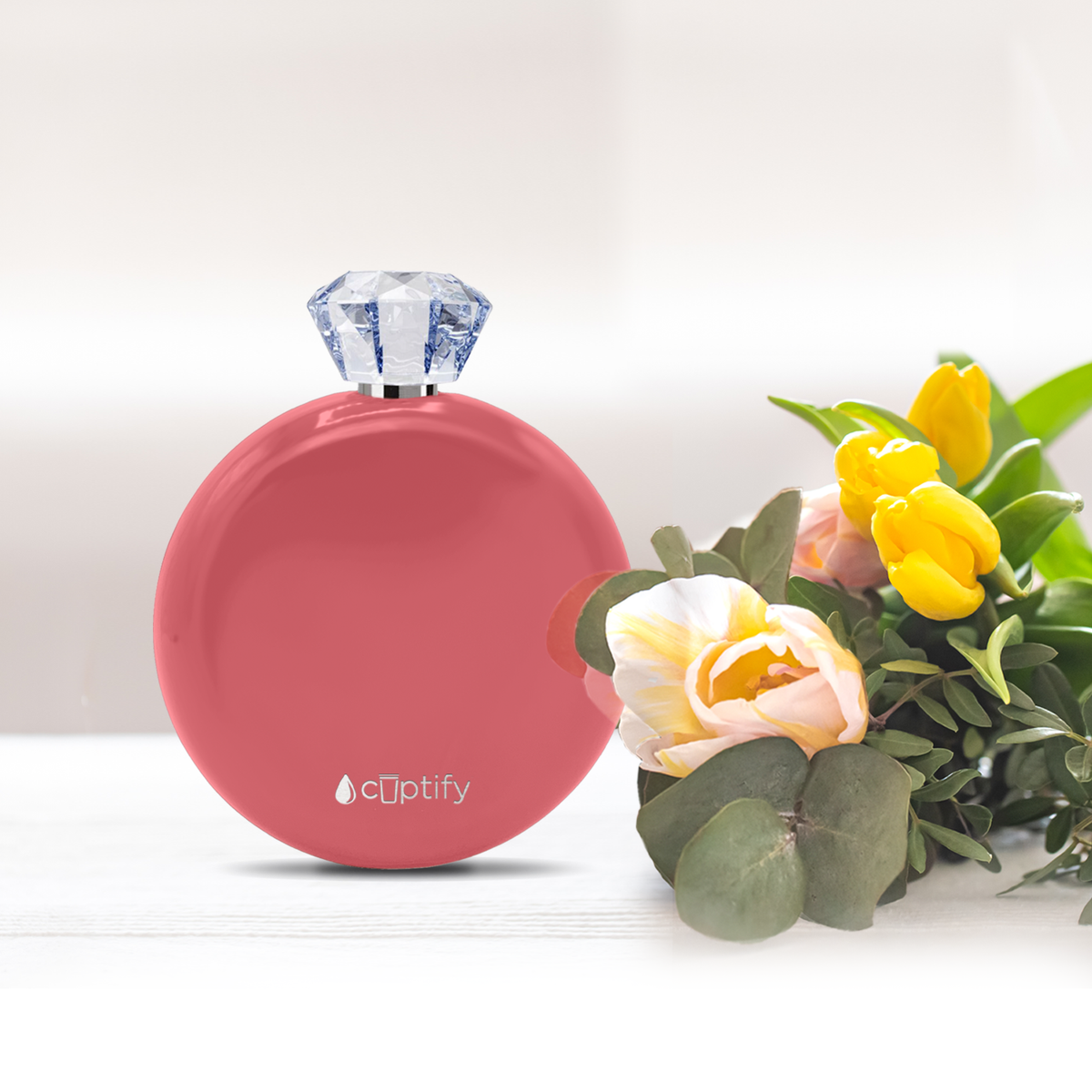 Guava Gloss 5oz Jewel Liquor Flask